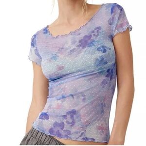 BRAND NEW Free People Sheer Mesh Top 💜